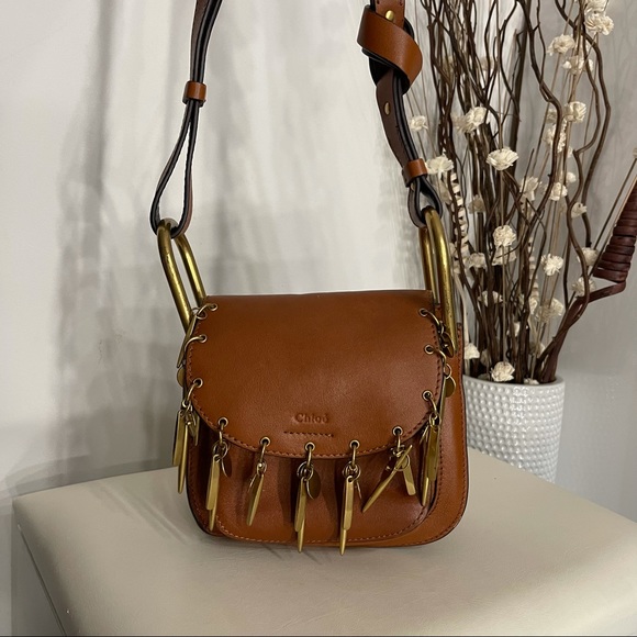 !SOLD! Authentic Chloe Hudson Mini Charm Shoulder Bag 2015 ! - Picture 7 of 14